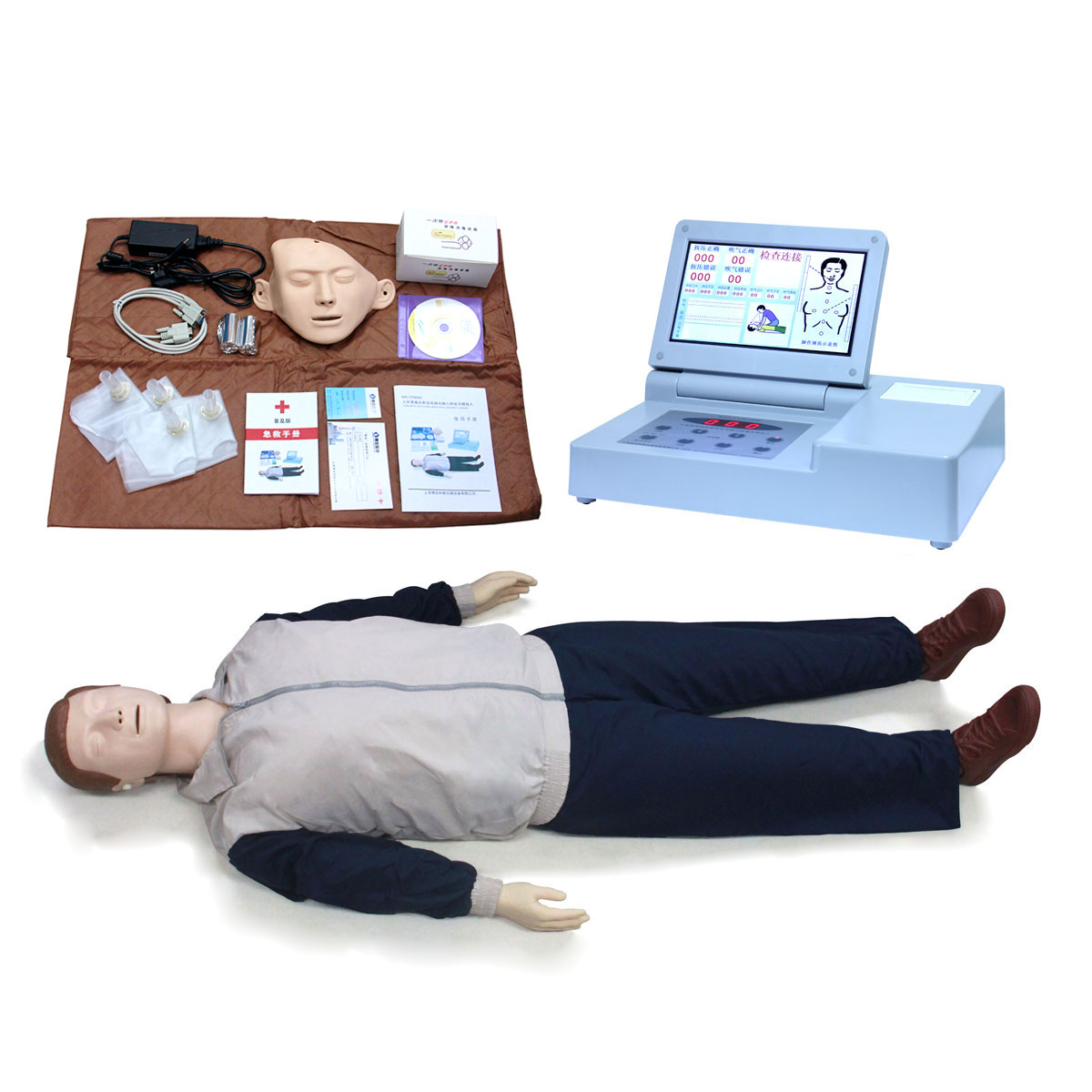CPR690 大屏幕液晶彩顯高級(jí)電腦心肺復(fù)蘇模擬人